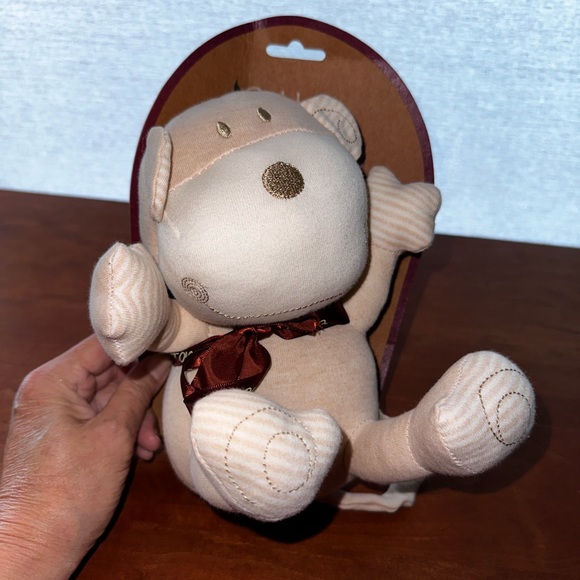 NWT-Organic Newborn Stuffed Toy Monkey - Picture 3 of 4